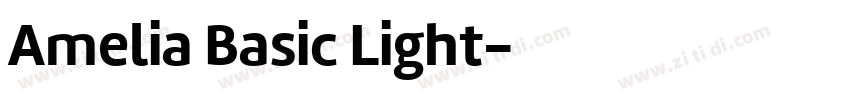 Amelia Basic Light字体转换 Amelia Basic Light字体转换